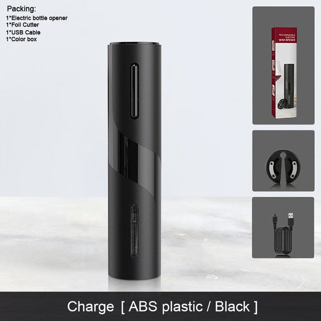 Stacey B's One-click Electric Wine Bottle Opener