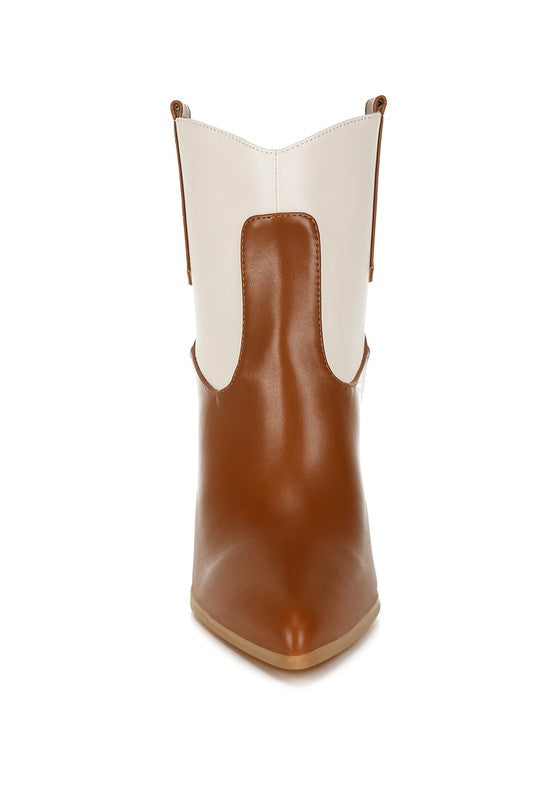 Stacey B's Gallops Two Tone Cowboy Boots