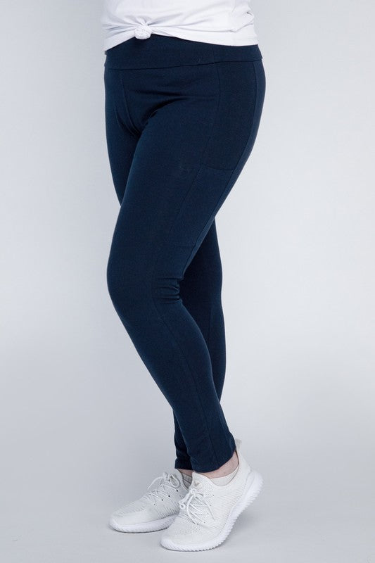 Stacey B's Plus Everyday Leggings with Pockets