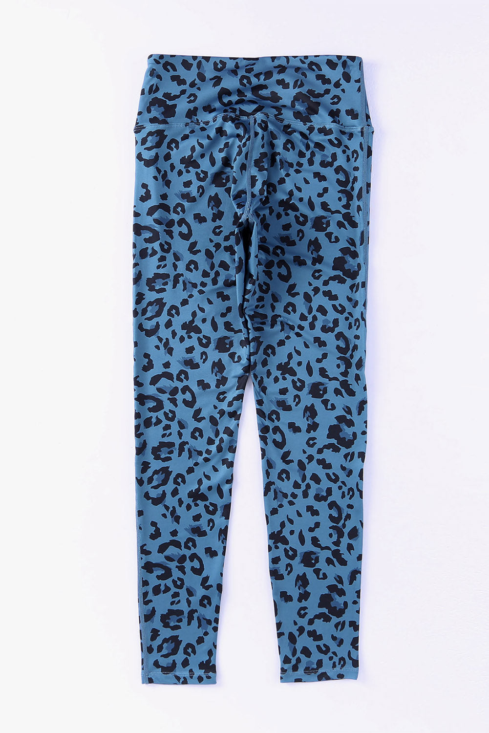 Stacey B's Leopard Print Wide Waistband Leggings