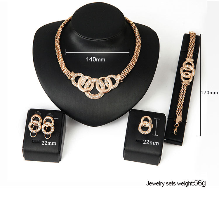 Stacey B's Gold Indian Jewelry Set