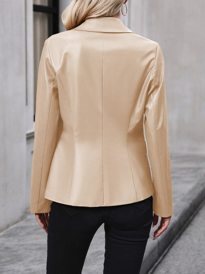 Stacey B's Ivy Lane Button Up Collared Neck Blazer
