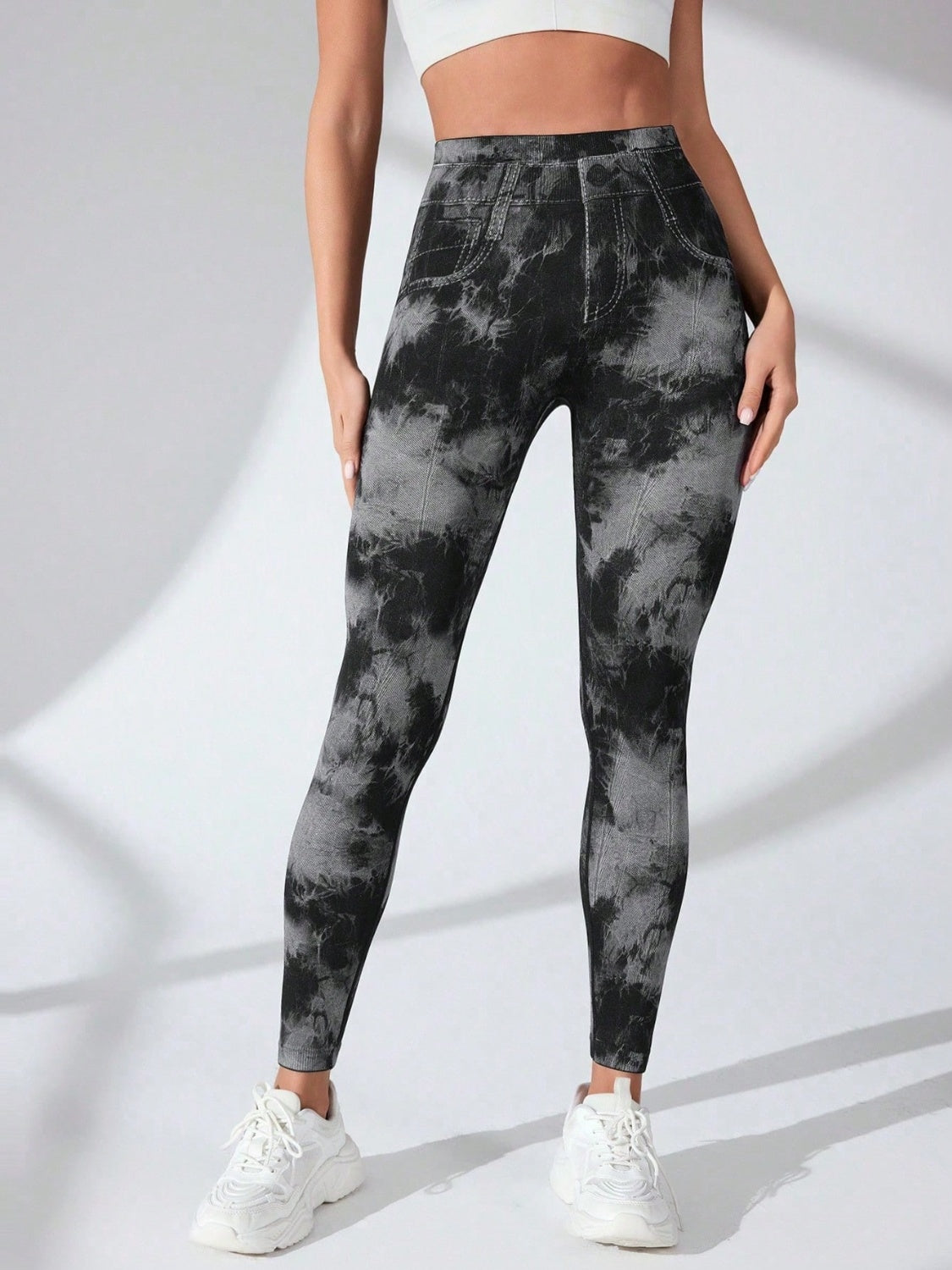 Stacey B's Tie-Dye High Waist Active Leggings