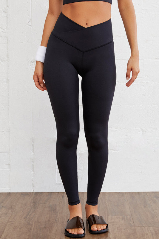 Stacey B's Black Arched Waist Seamless Active Leggings