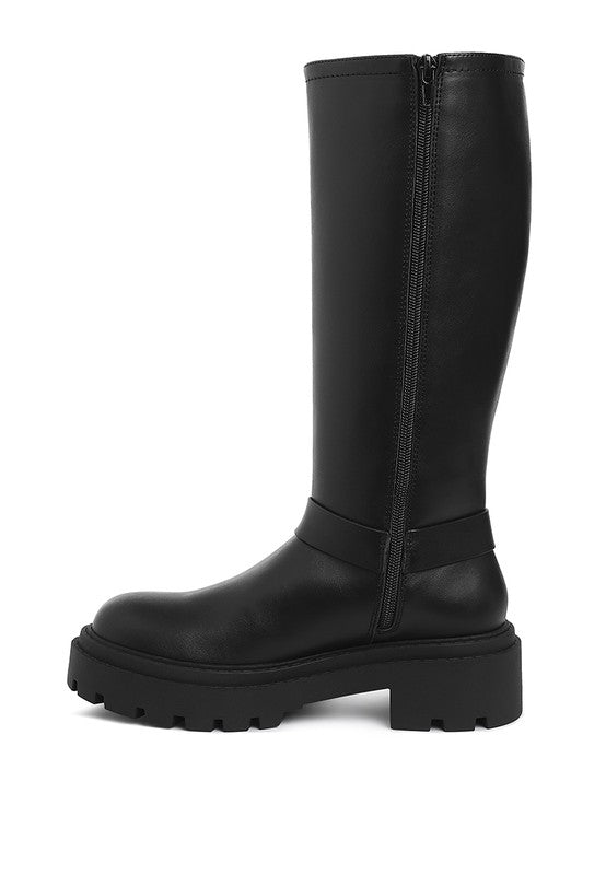 Stacey B's Taimen Harnes Detail Long Boots