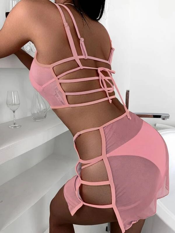 Stacey B's Mesh Cover Two -Piece