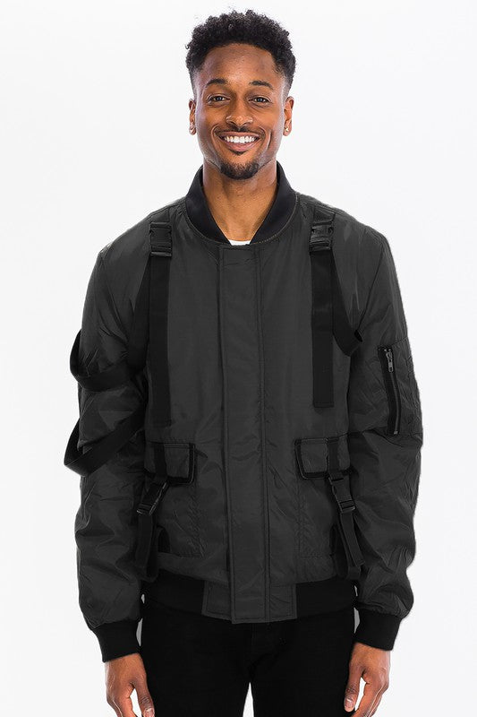 Stacey B's Mens Utlity Strap Jacket