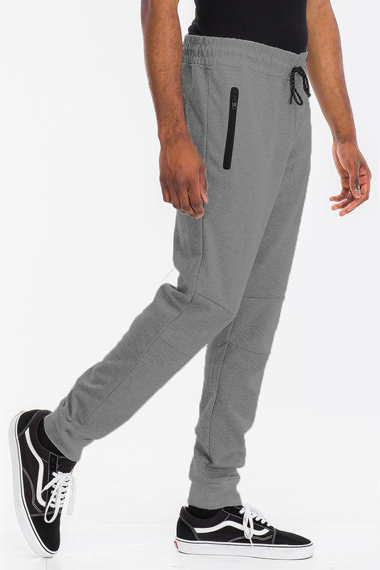 Stacey B's Mens Solid Heathered Jogger