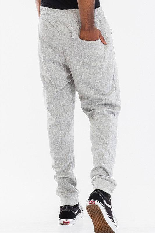 Stacey B's  Mens Solid Heathered Jogger