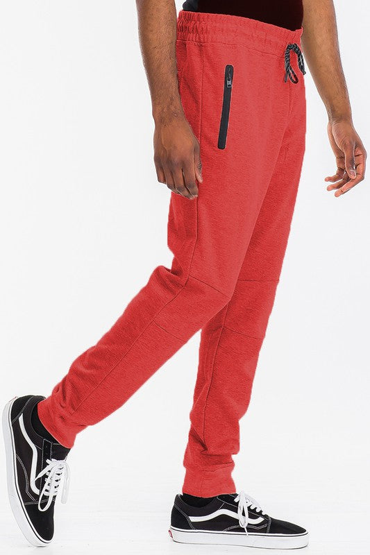 Stacey B's  Mens Solid Heathered Jogger