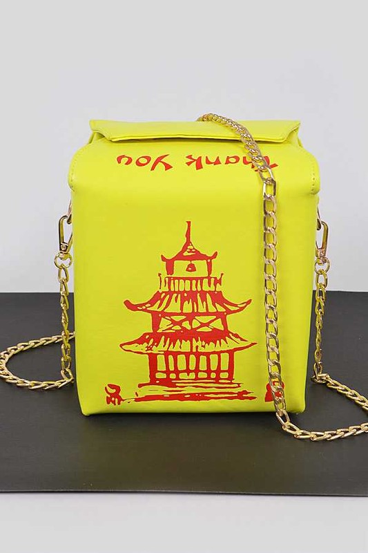 Stacey B's Chinese Take Out Box Fashion Clutch