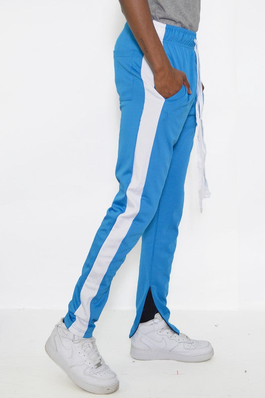 Stacey B's Slim Fit Single Stripe Track Pant