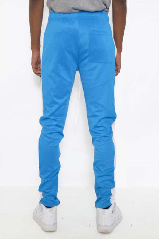 Stacey B's Slim Fit Single Stripe Track Pant