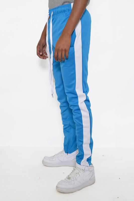 Stacey B's Slim Fit Single Stripe Track Pant