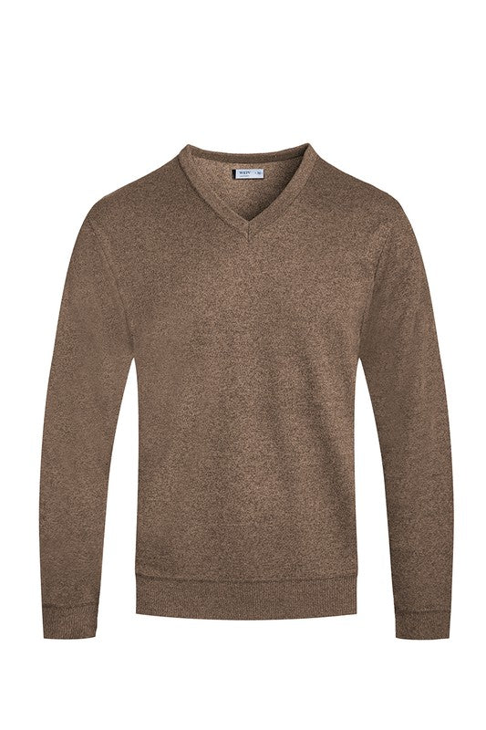 Stacey B's Solid V-Neck Sweater