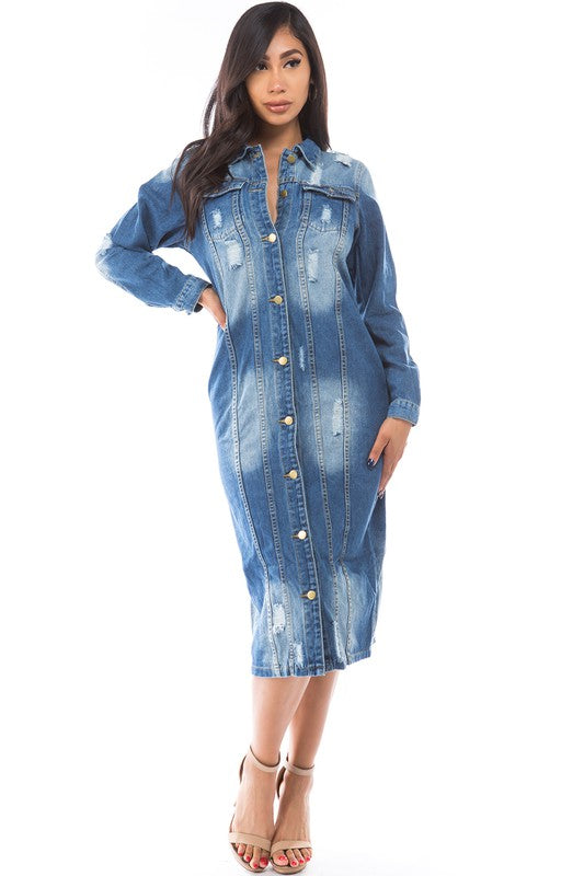 Stacey B's Denim Jacket Dress