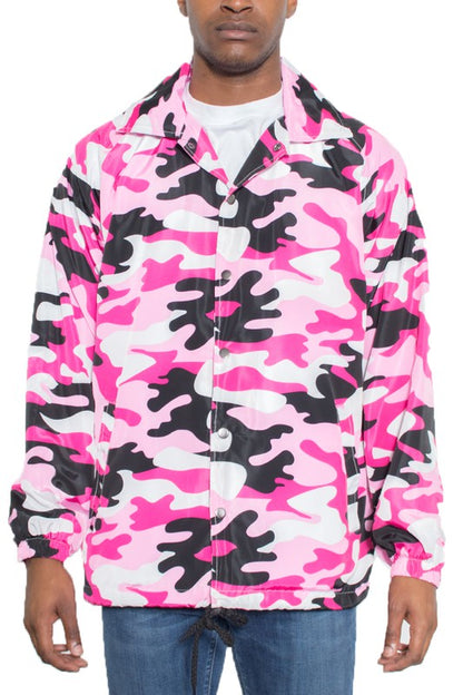 Stacey B's Camo Print Coachs Jacket