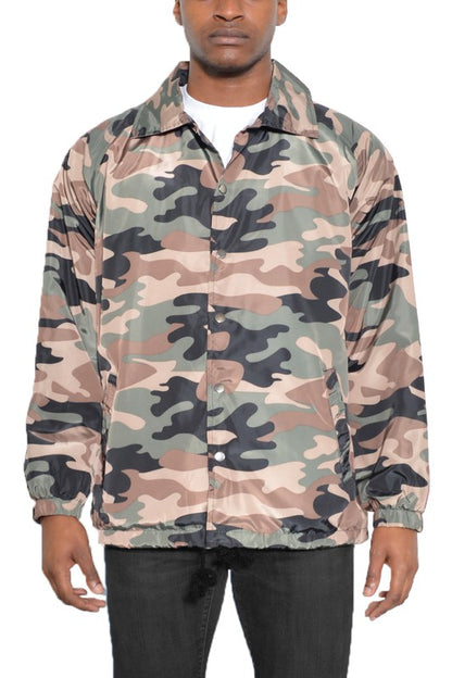 Stacey B's Camo Print Coachs Jacket