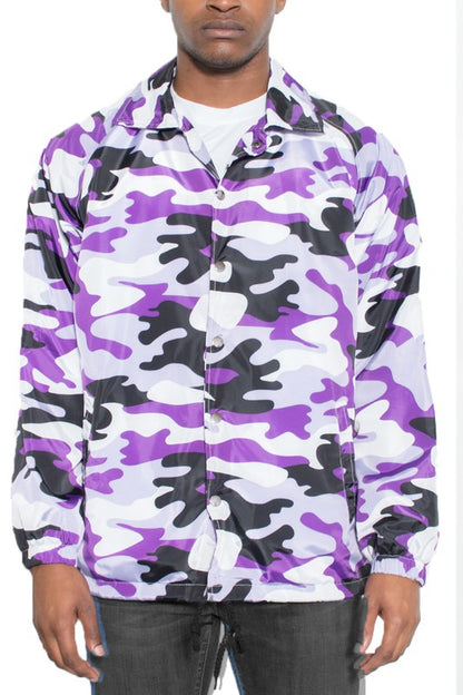 Stacey B's Camo Print Coachs Jacket