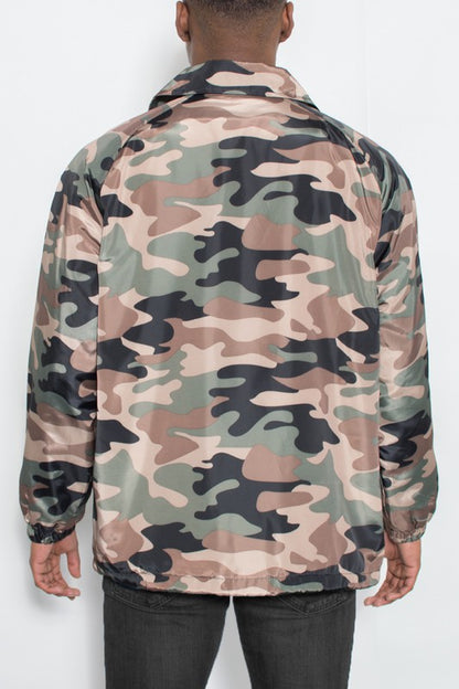 Stacey B's Camo Print Coachs Jacket