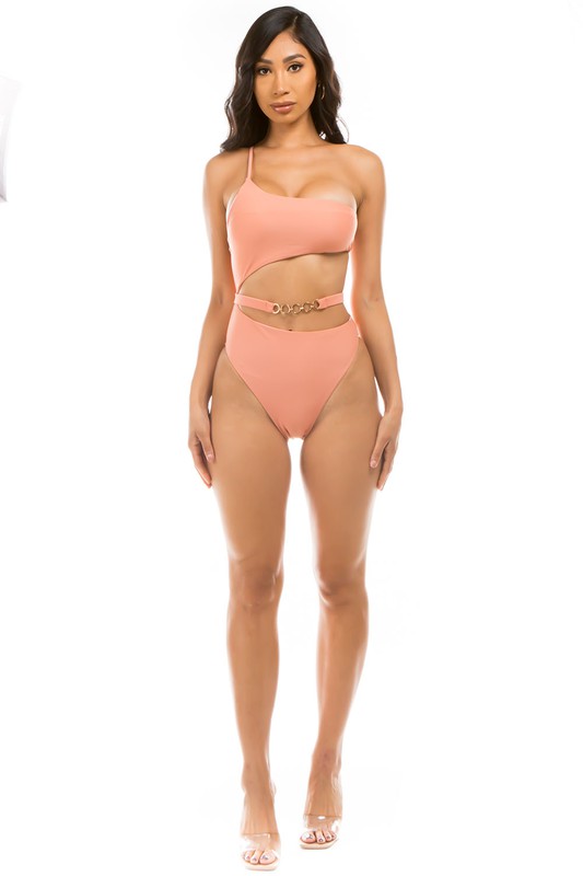 Stacey B's Chic Belt One - Piece