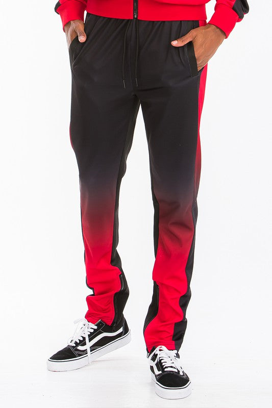 Stacey B's Black Red Full Zip Ombre Track Suit