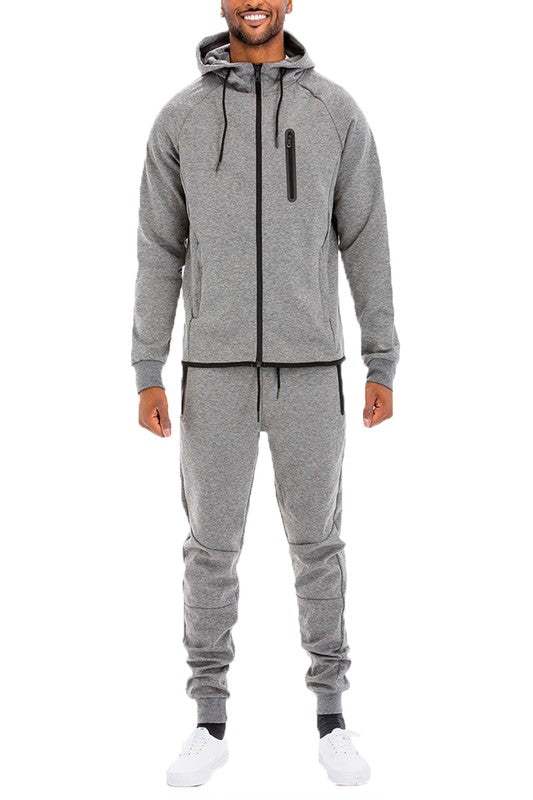 Stacey B's Mens Full Zip Sweat Pant Sweat Set