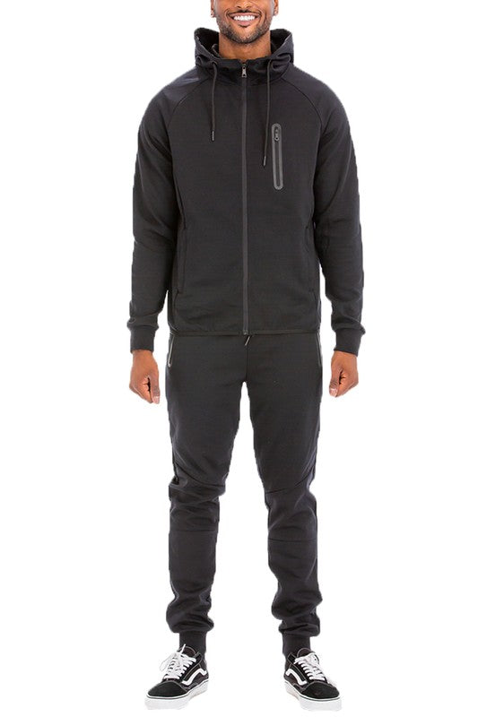 Stacey B's Mens Full Zip Sweat Pant Sweat Set