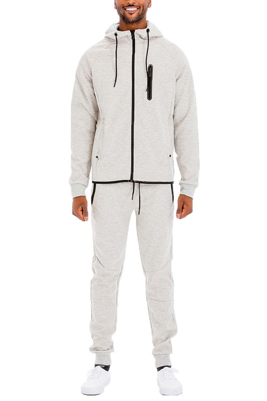 Stacey B's Mens Full Zip Sweat Pant Sweat Set