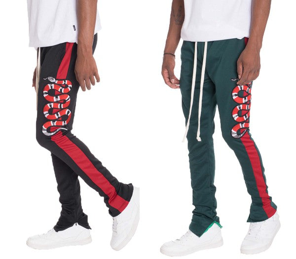 Stacey B's Snake Patched Track Pants