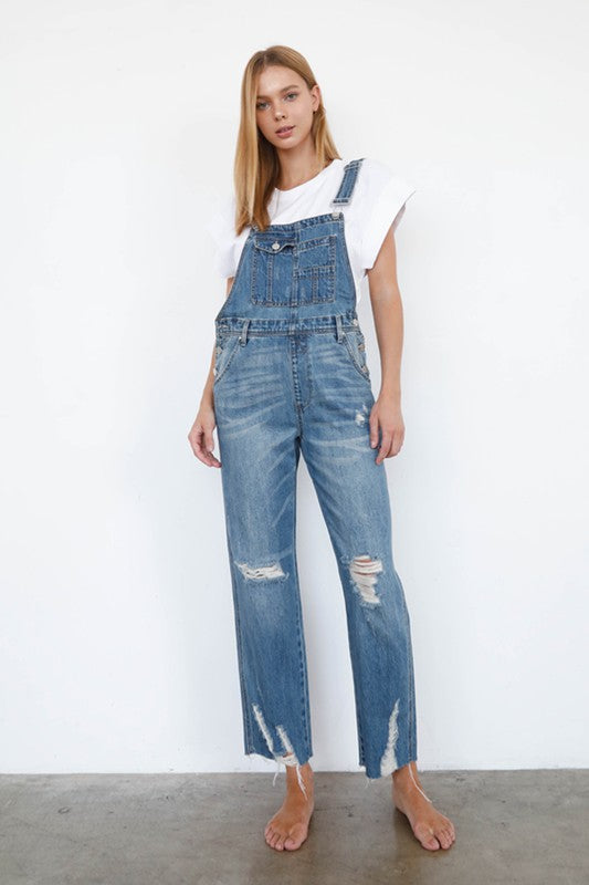 Stacey B's Slim Straight Overalls