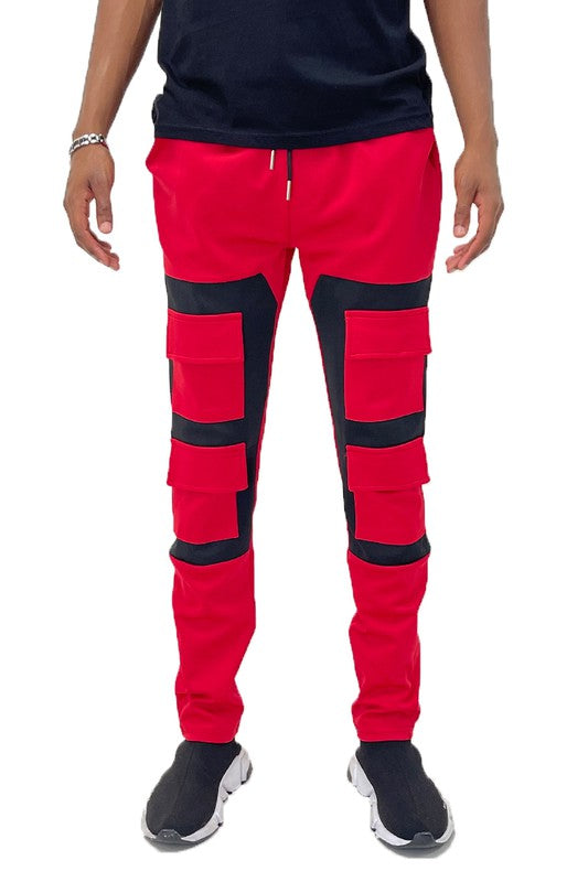 Stacey B's Huhi Color Block Cargo Track Pant