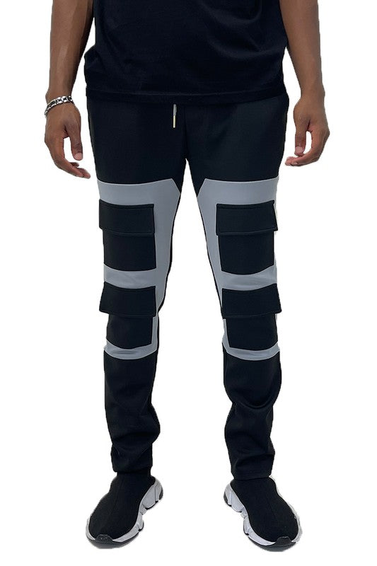 Stacey B's Huhi Color Block Cargo Track Pant