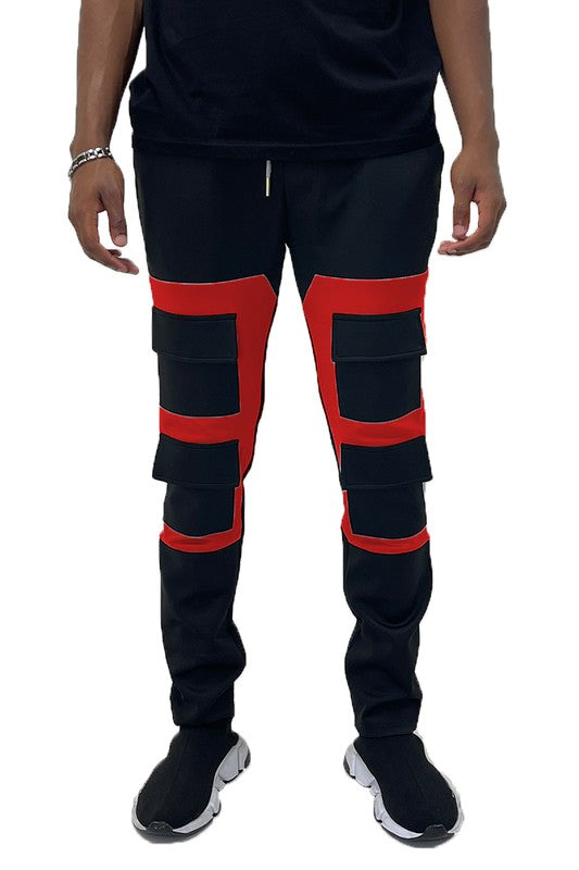 Stacey B's Huhi Color Block Cargo Track Pant