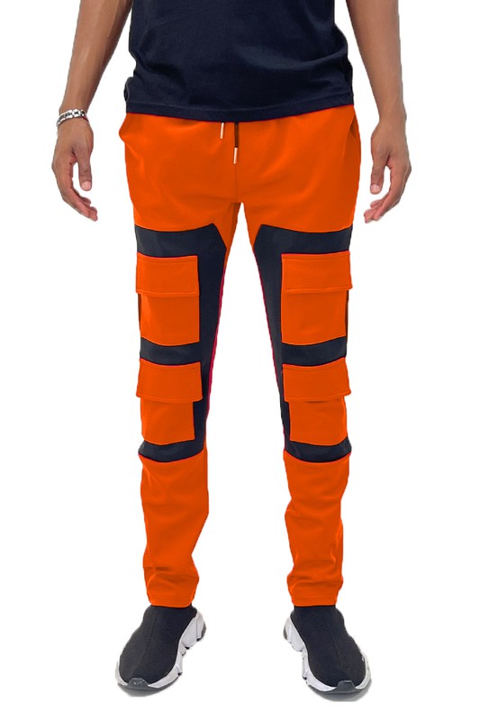 Stacey B's Huhi Color Block Cargo Track Pant