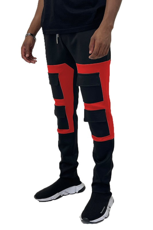 Stacey B's Huhi Color Block Cargo Track Pant