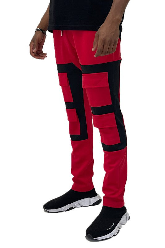 Stacey B's Huhi Color Block Cargo Track Pant