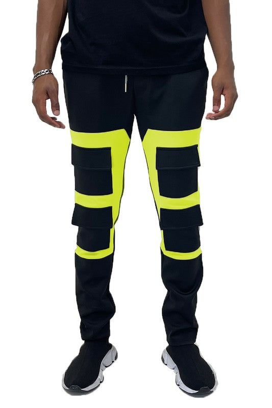 Stacey B's Huhi Color Block Cargo Track Pant