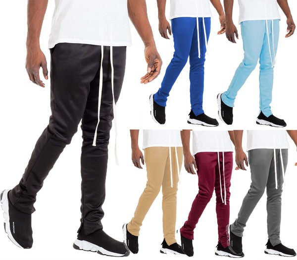 Stacey B's Solid Color Plain Basic Track Pants