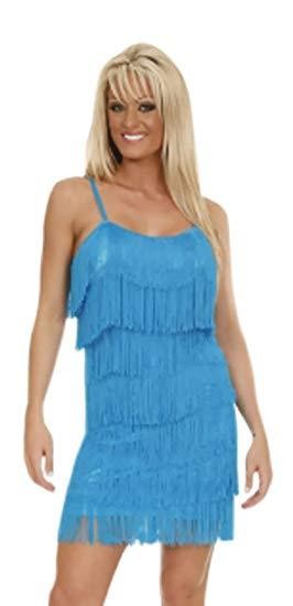 Stacey B's Women Short All - Over Fringe Flapper Dress