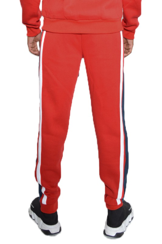 Stacey B's 3 Stripe Color Block  Sweat Pants