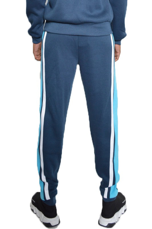 Stacey B's 3 Stripe Color Block  Sweat Pants