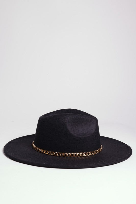 Stacey B's Chain Belt Fedora Hat