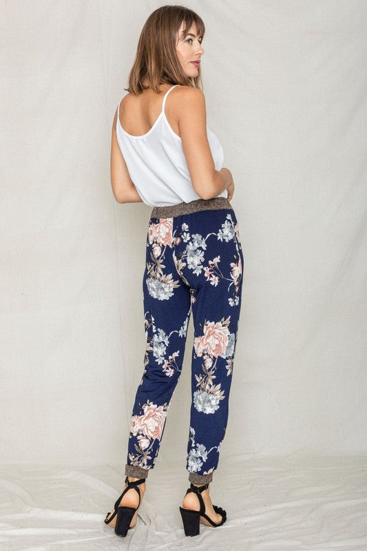 Stacey B's  Rose Print Jogger