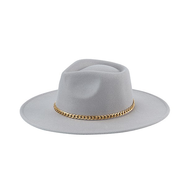 Stacey B's Chain Belt Fedora Hat