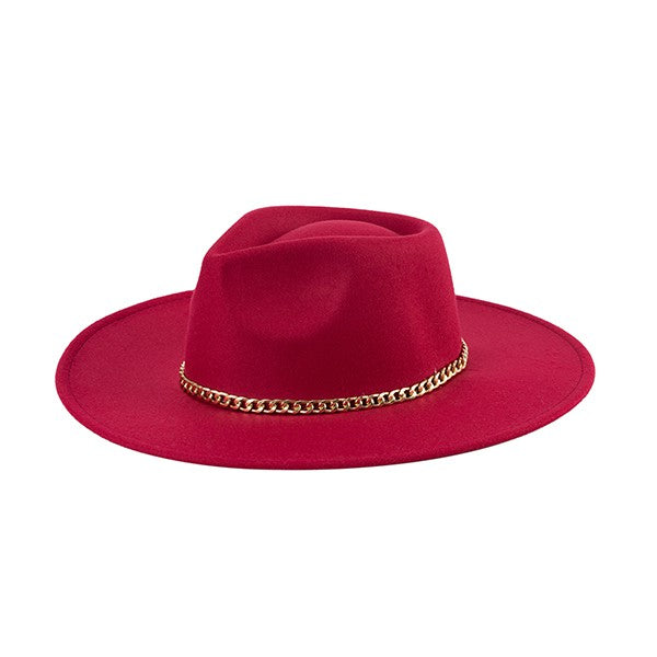 Stacey B's Chain Belt Fedora Hat