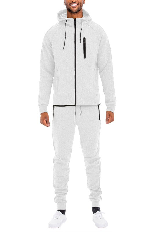 Stacey B's Mens Full Zip Sweat Pant Sweat Set