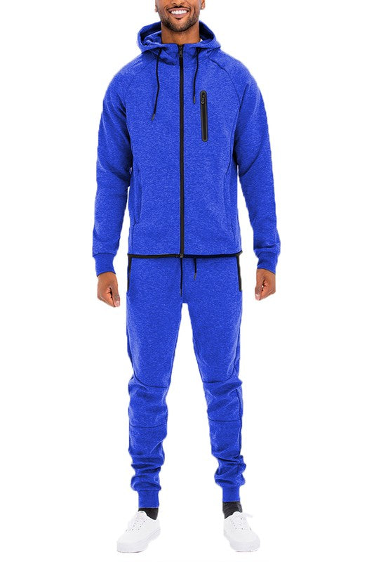 Stacey B's Mens Full Zip Sweat Pant Sweat Set