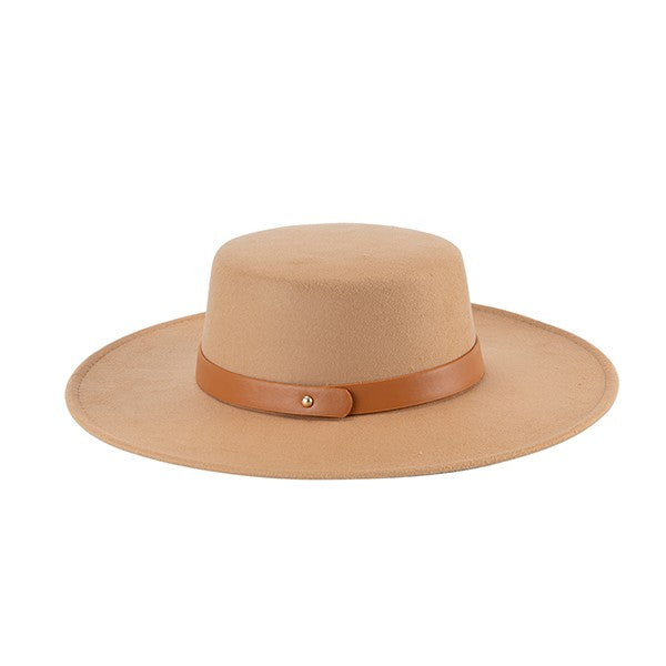 Stacey B's Classic Leather Band Fedora