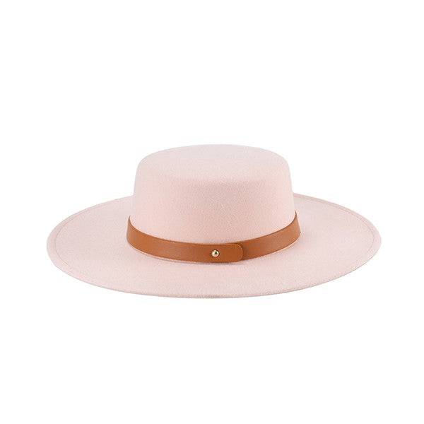 Stacey B's Classic Leather Band Fedora